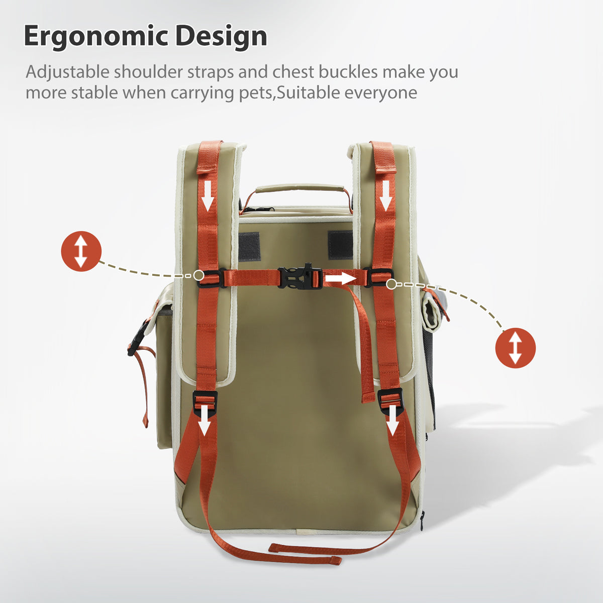 Expandable Pet Carrier Backpack for Cats & Small Dogs up to 9 kg, Ventilated Travel Tent with Safety Lead
